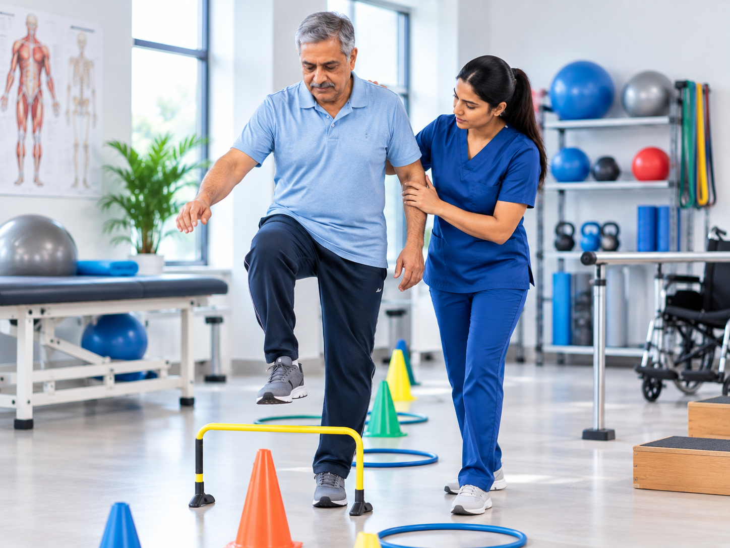 Mobility and exercise therapy session