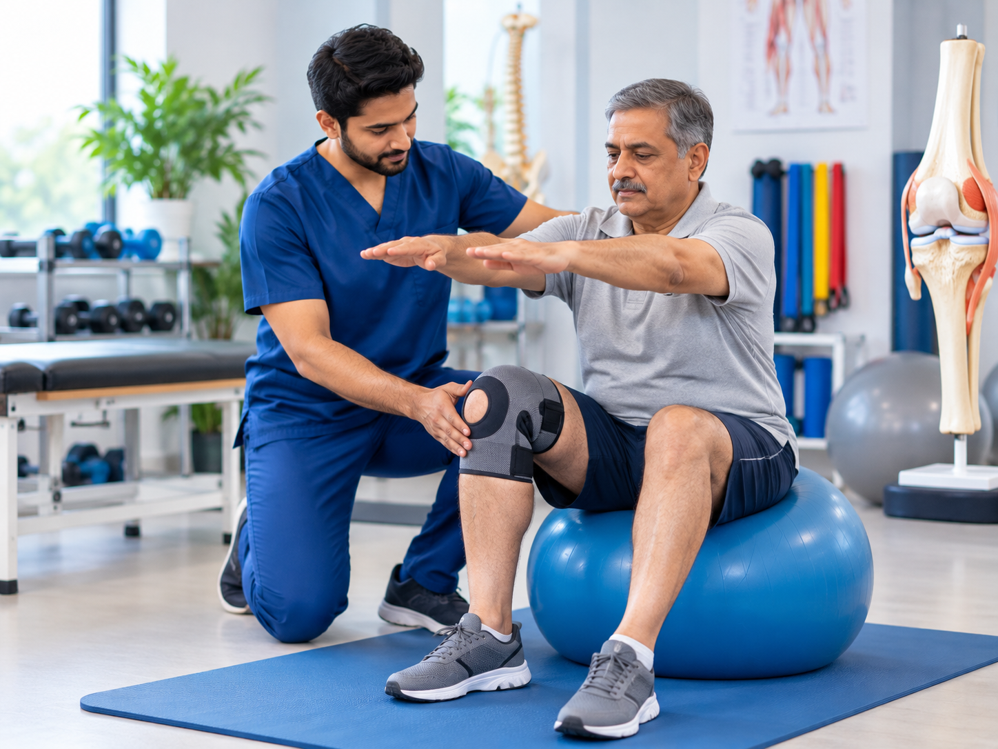 Orthopedic physiotherapy rehabilitation